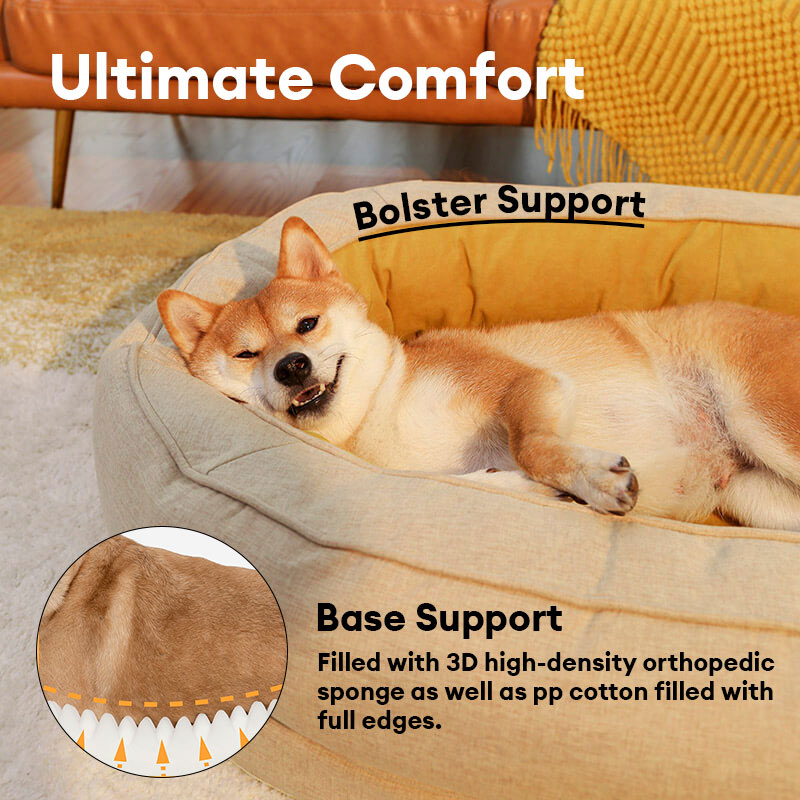 Cama ortopédica para cachorro donut