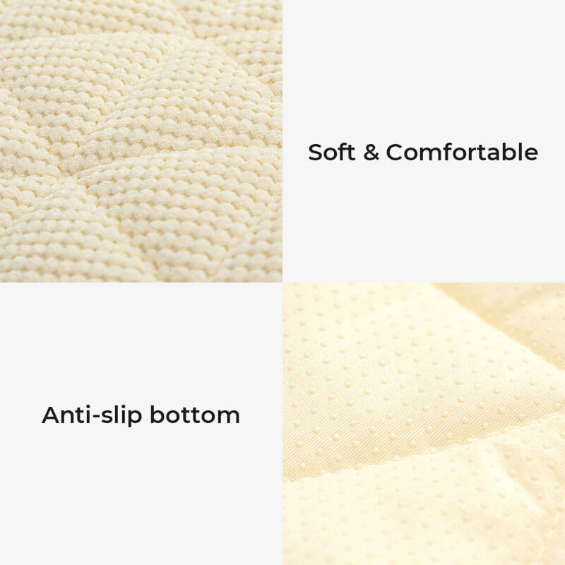 Cubierta de sofá sin deslizamiento de chenille de la forma del pan