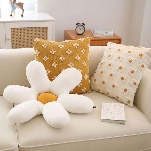 Almohada de almohada de sofá almohada de margarita