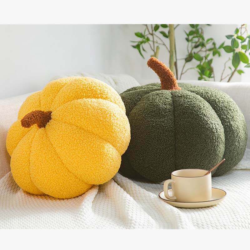 Almohada de sofá de almohada de calabaza de teddy