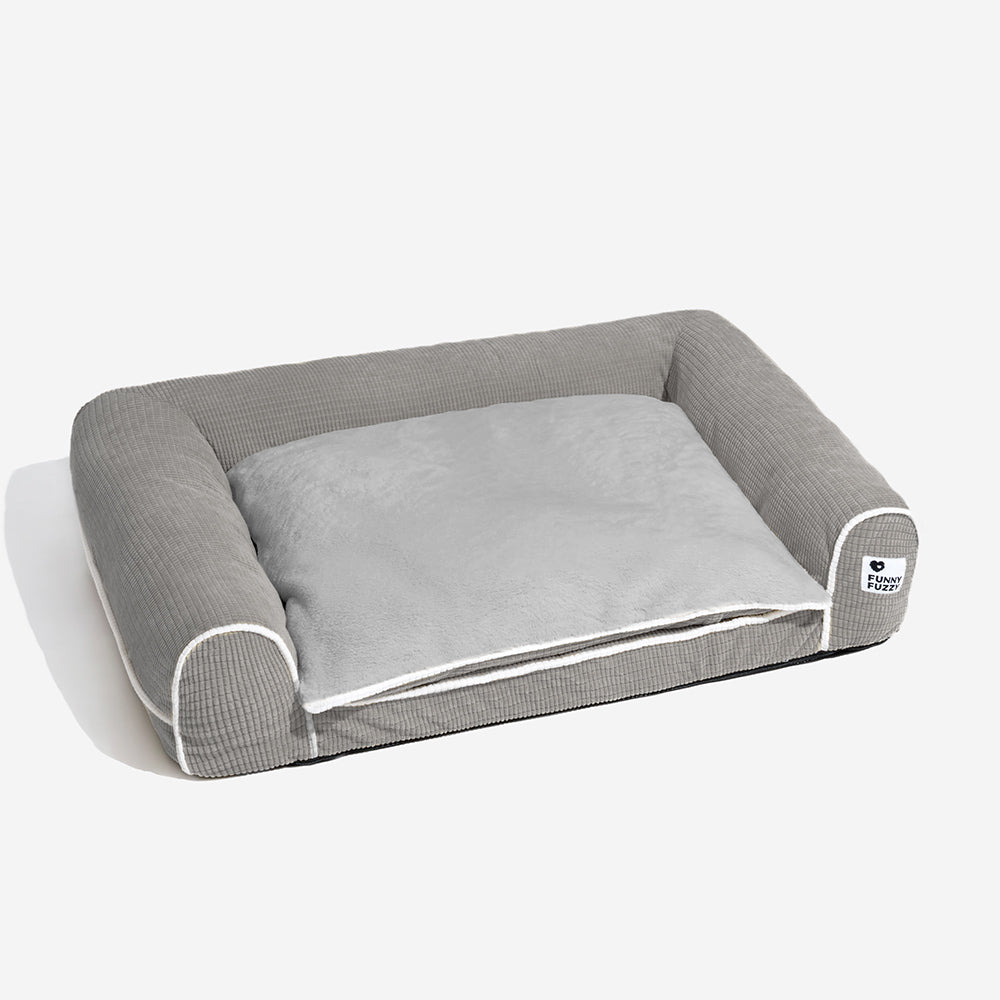 Cama de perro ortopédico de doble capa de lujo