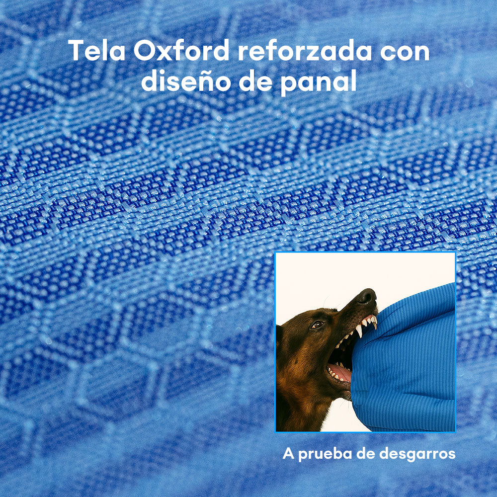 Cama para perro grande ortopédica y totalmente impermeable con soporte envolvente