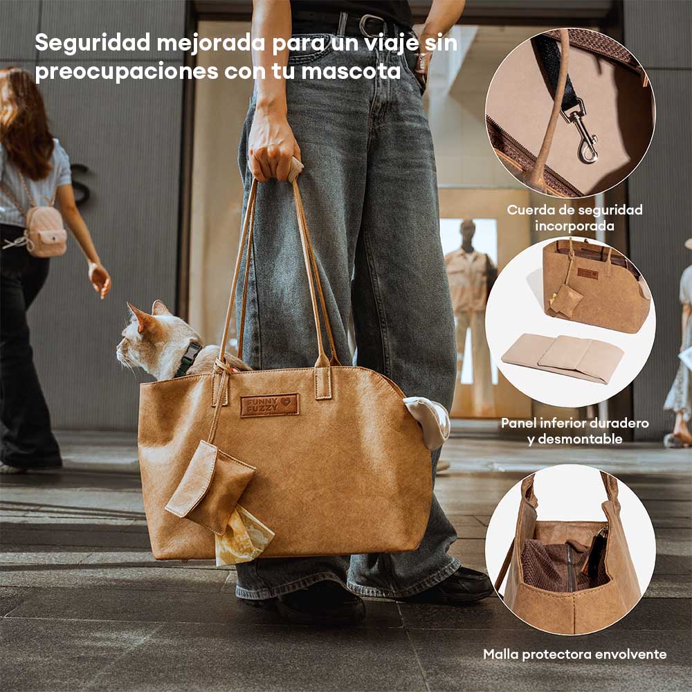 Transportín para mascotas impermeable y ecológico Dupont Vogue - City Roamer