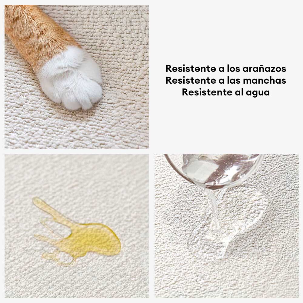 Funda de sofá recta impermeable de forro polar antideslizante