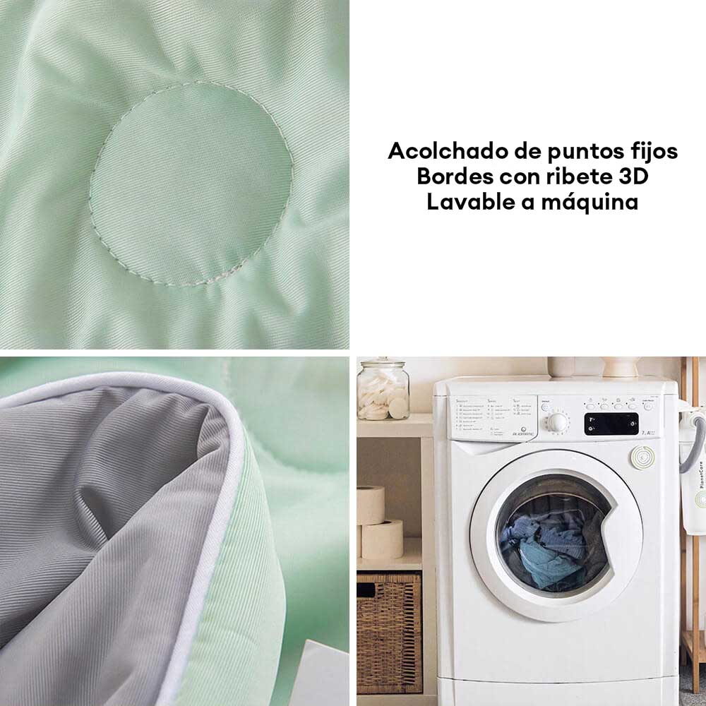 Manta de seda fría de dos colores Macaron