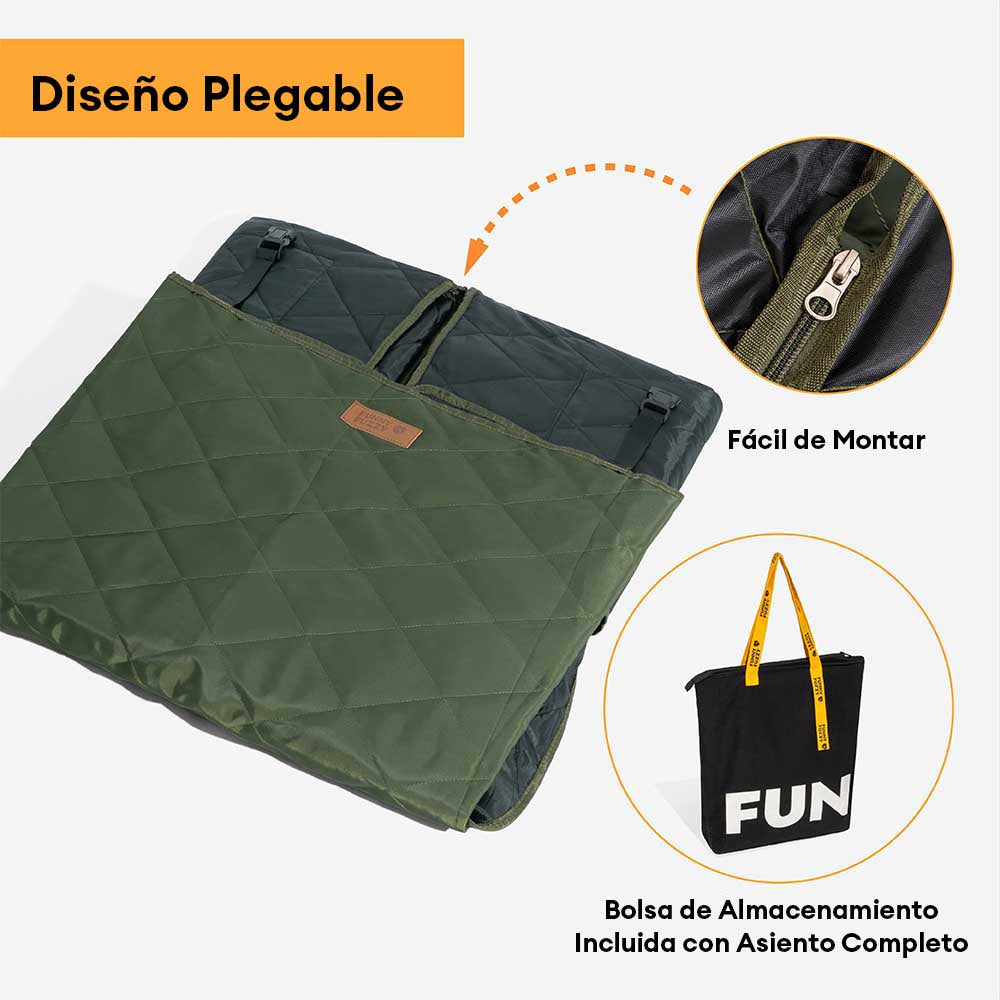 Extensión de asiento trasero para perros móvil para dormitorio extra grande y de cobertura total - Ideal para viajar y acampar