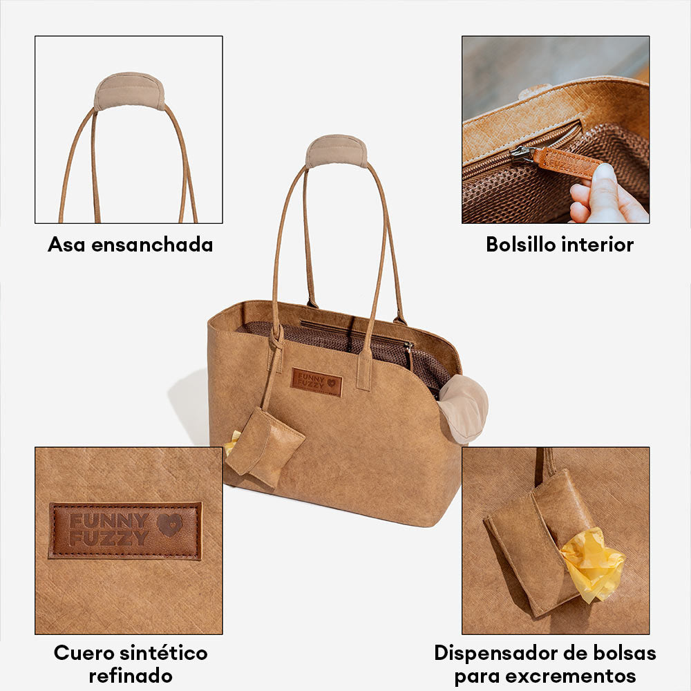 Transportín para mascotas impermeable y ecológico Dupont Vogue - City Roamer