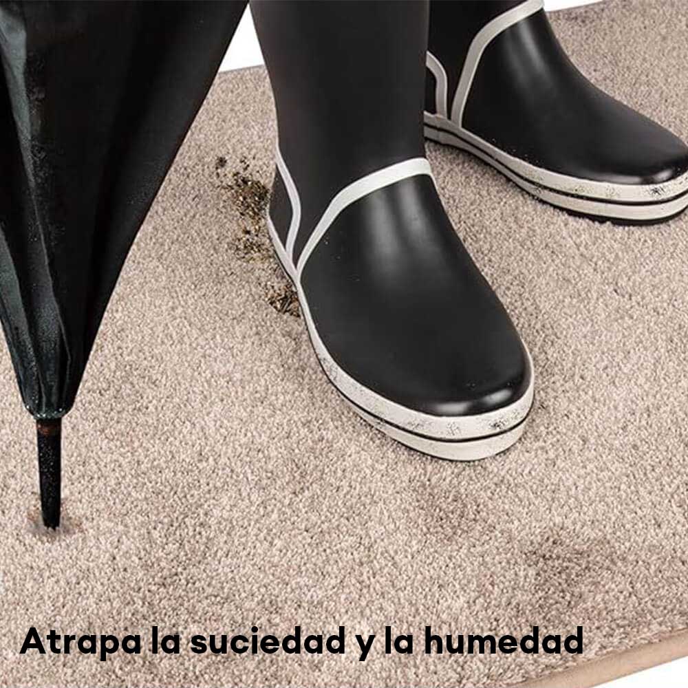 Alfombra para mascotas de felpa gruesa, absorbente y resistente al barro para patas sucias