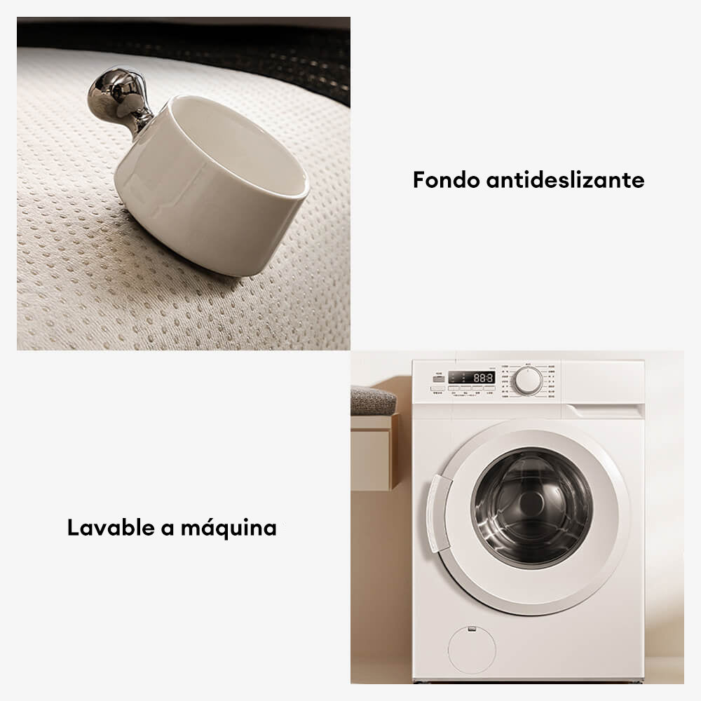 Funda de sofá elegante con forma ondulada de chenille antirrasguño y a la moda