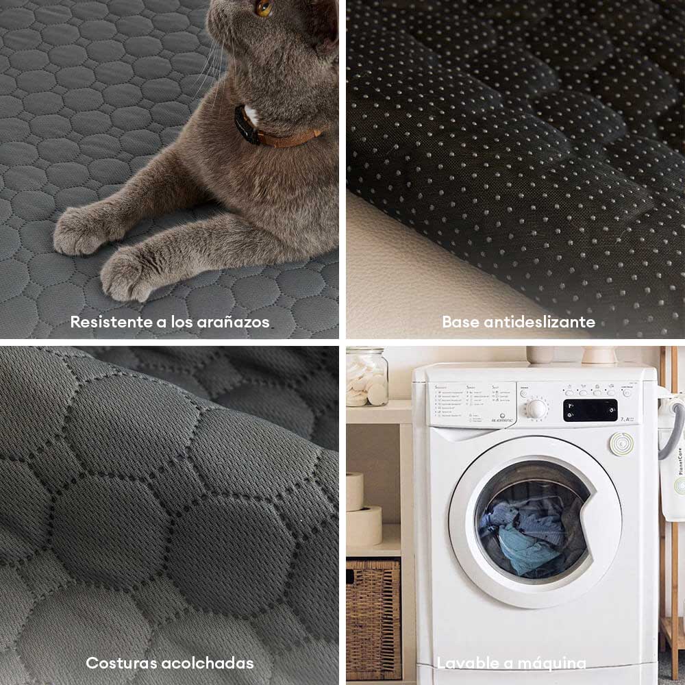 Estera absorbente multiusos a prueba de fugas y lavable para sofá y cama para mascotas
