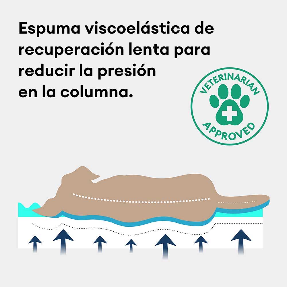 Manta ortopédica para perros resistente al agua y a los arañazos de colores bloqueados para exteriores - Trek Lounge