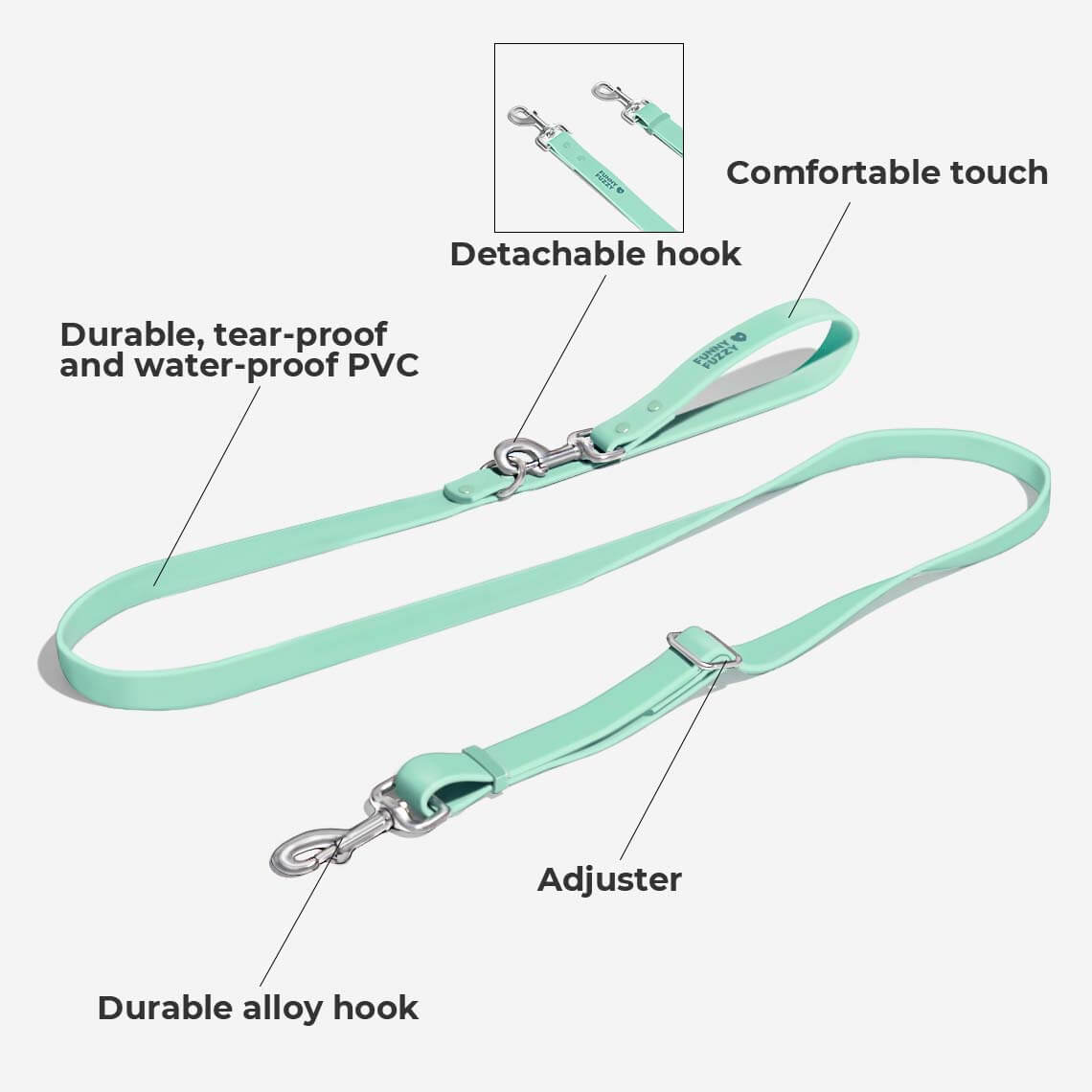 Gummy Cool Dog Accessories Walk Set - FUNNYFUZZY