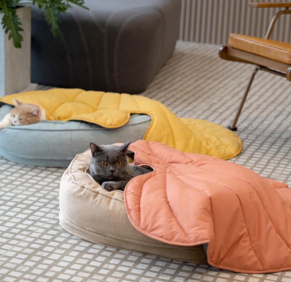 Manta para perros de forma de hoja con cama para perros de donas regalos de perro de lujo