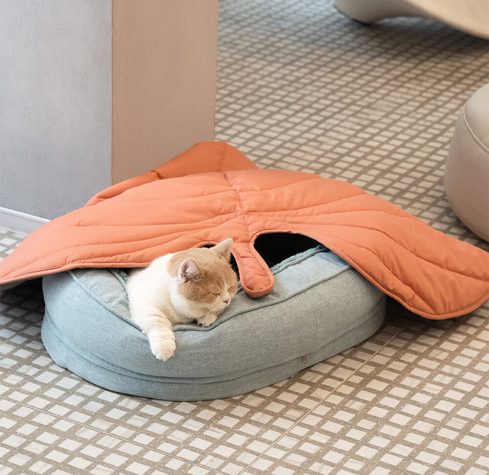 Manta para perros de forma de hoja con cama para perros de donas regalos de perro de lujo