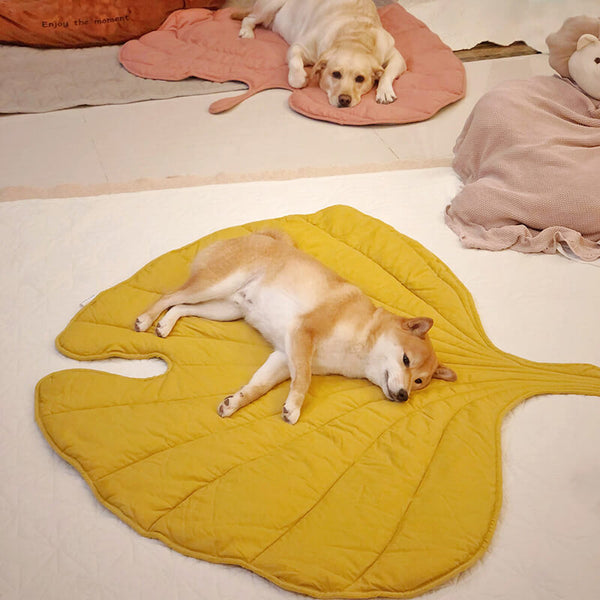 Leaf Shape Dog Blanket - FUNNYFUZZY