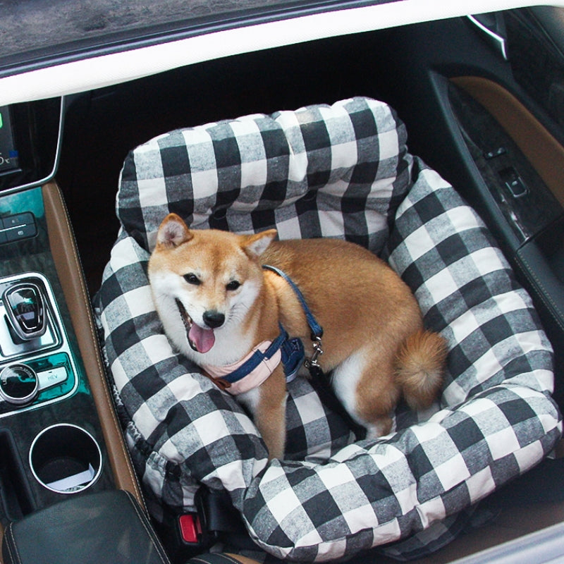 Cama Portátil para Asiento de Coche para Perros Grandes