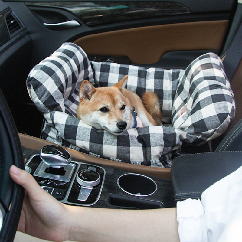 Cama Portátil para Asiento de Coche para Perros Grandes