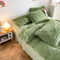 Romantic Luxury Thickened Warm Long Plush Bed Sheet Set - Pillow