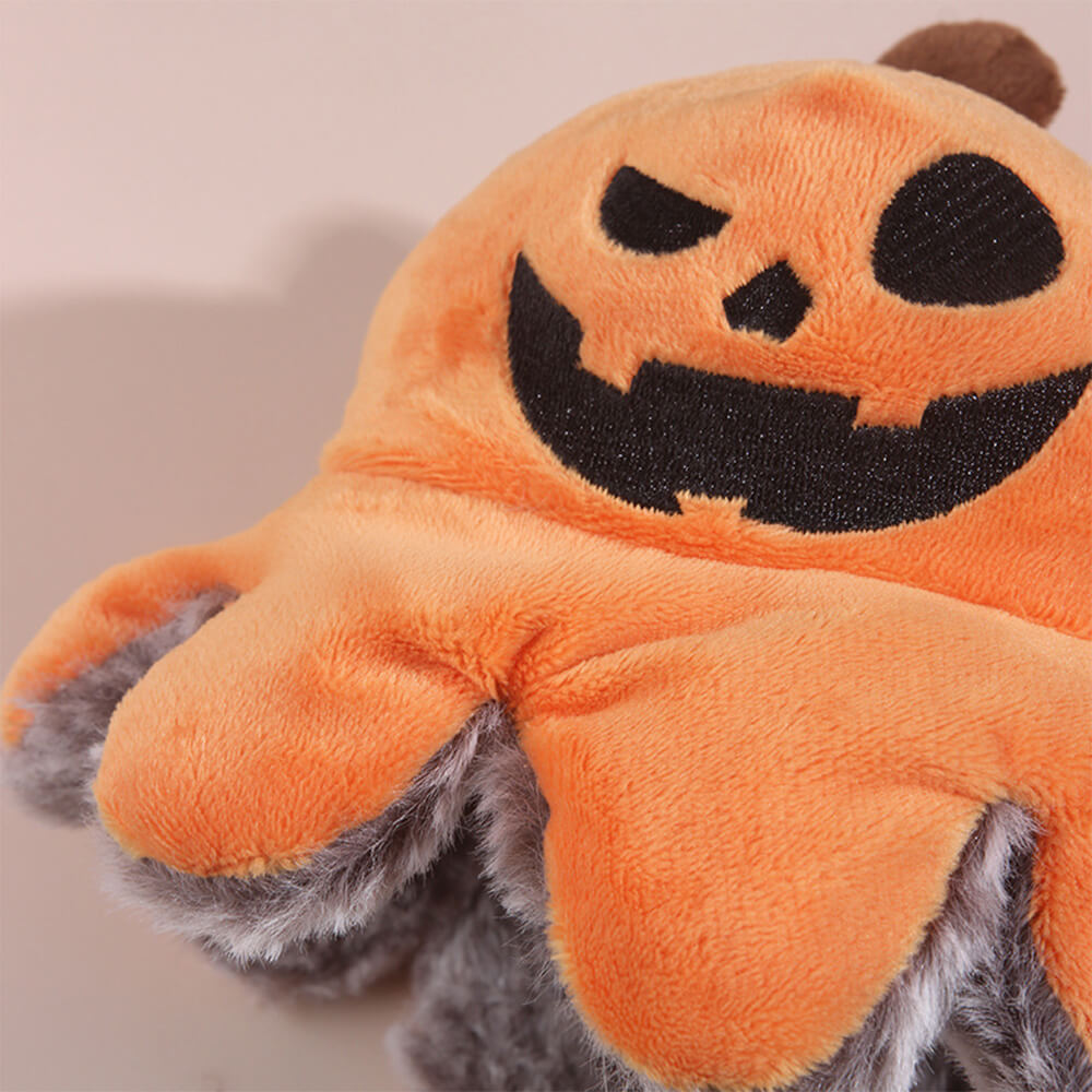 Peluche reversible para perro con forma de pulpo y calabaza pirata para Halloween