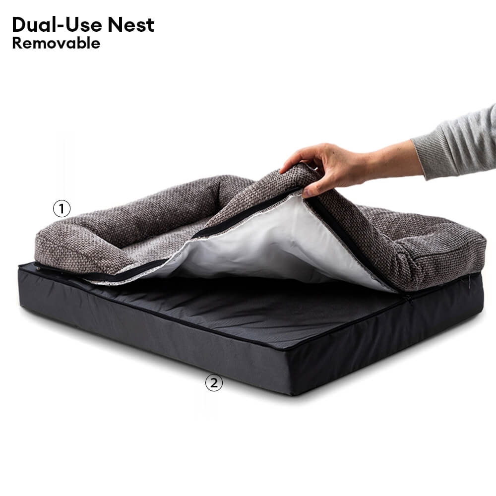 Cama para perros y gatos amplia, cómoda, duradera, ortopédica y lavable