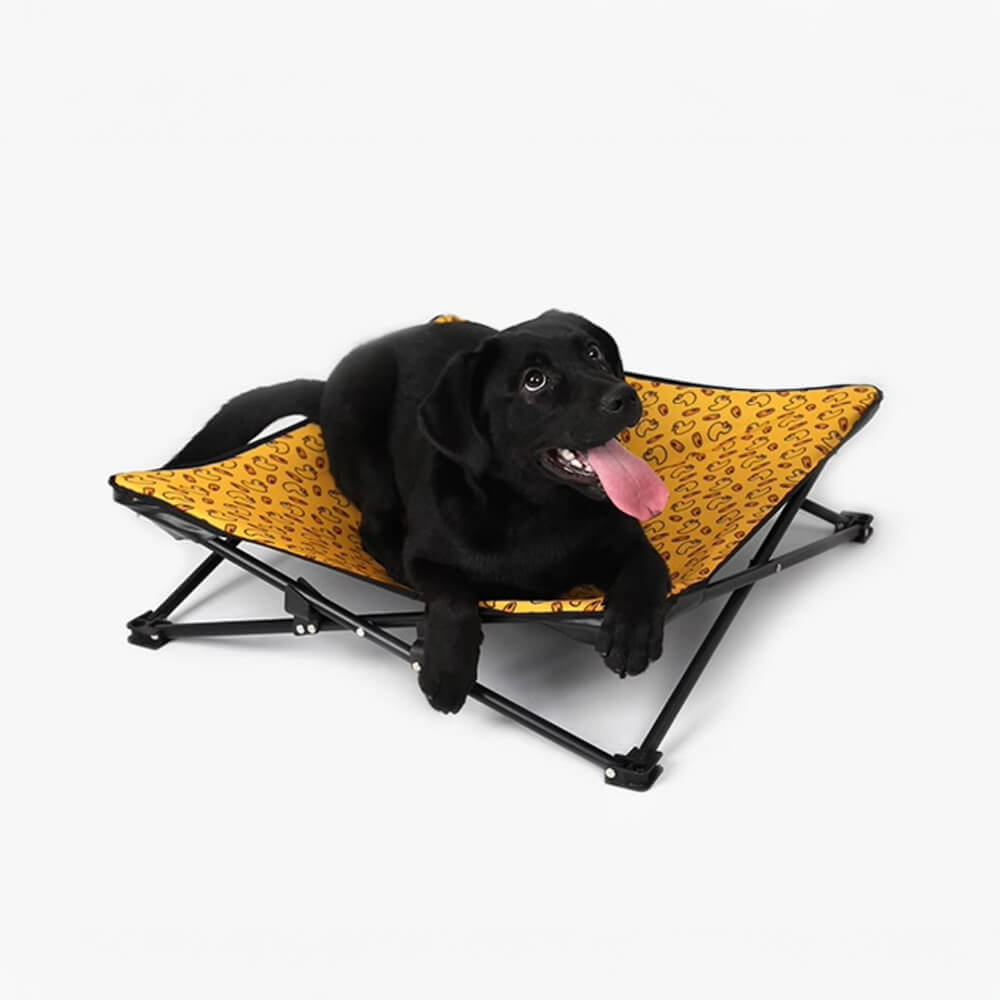 Cama para perros plegable y lavable para exteriores con múltiples patrones