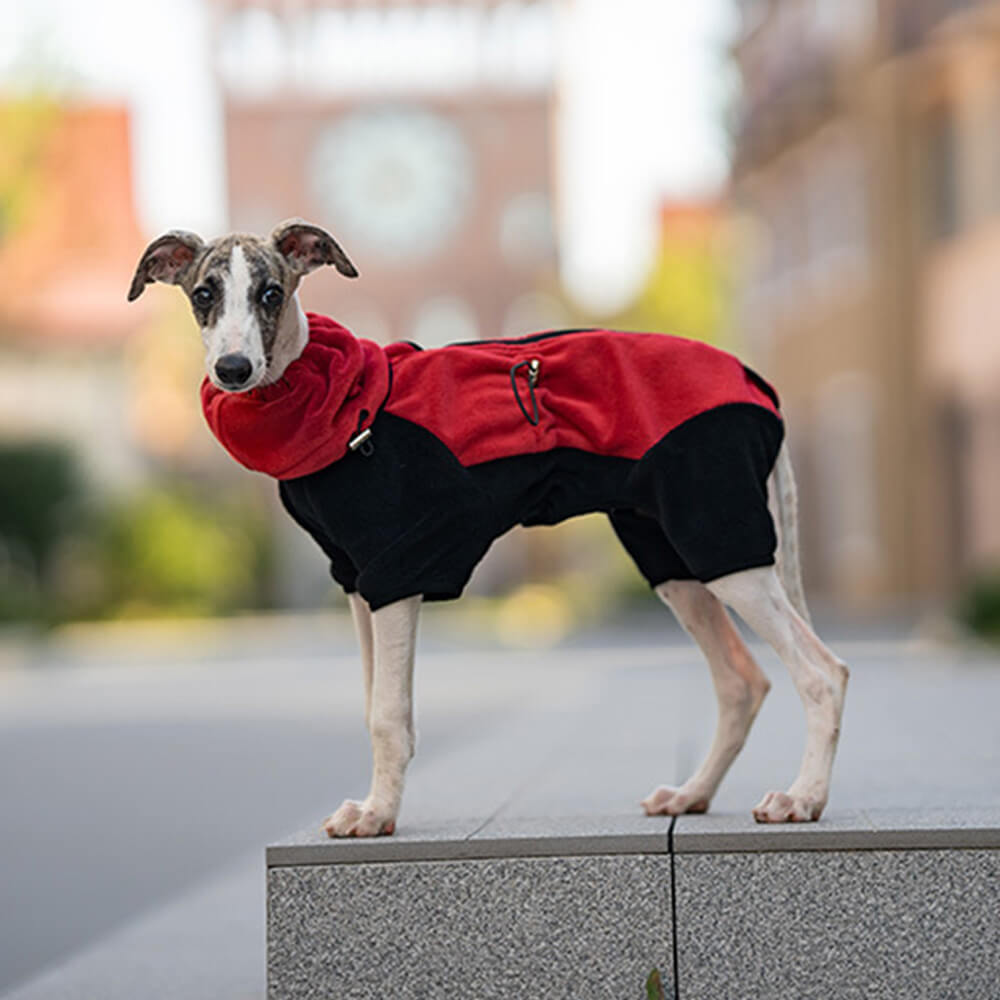 Mono polar de cobertura total para perros con cuello extraíble