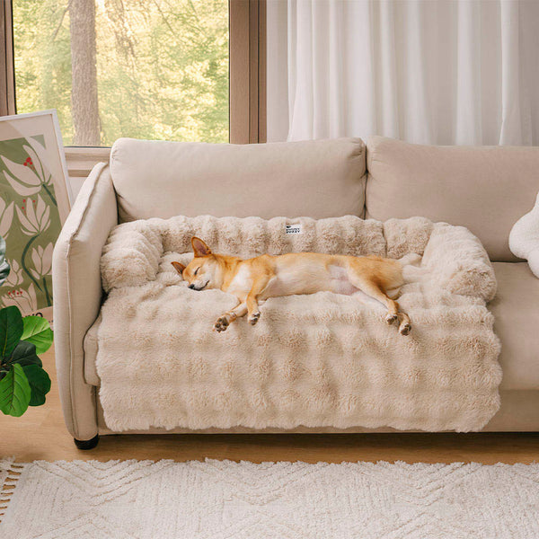 Fofo Fuzzy Calmante Cachorro Cama Sofá Protetor Tapete Para Animais De Estimação