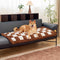 Alfombra de cama para perros sin deslizamiento a cuadros para extensor de asiento para el automóvil