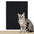 Tablero rascador de pared para gatos autoadhesivo y con felpa antiprastraciones