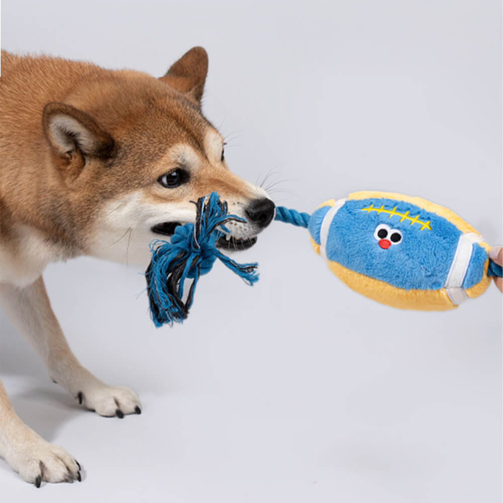 Juguete interactivo para masticar para perros con forma de bate de béisbol duradero y de peluche