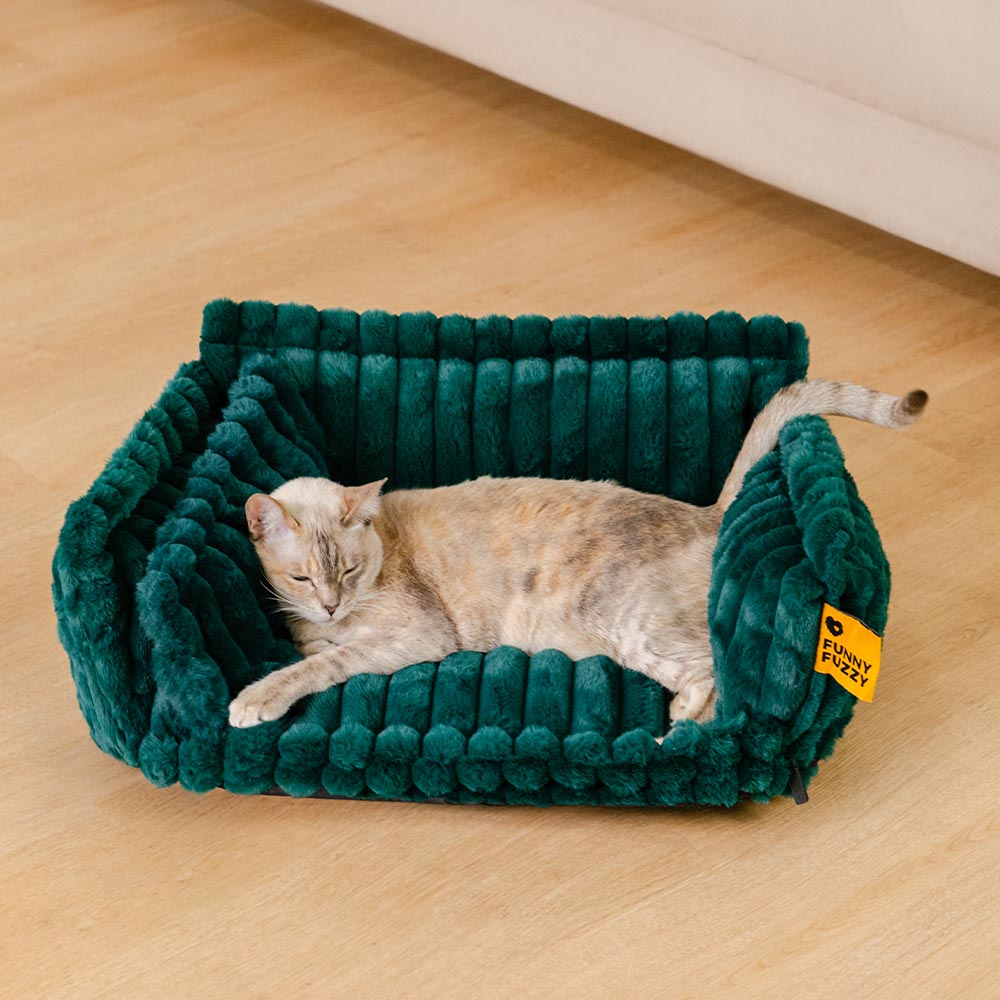 Cama para gatos con cojín suave y lavable Snoozy Dream