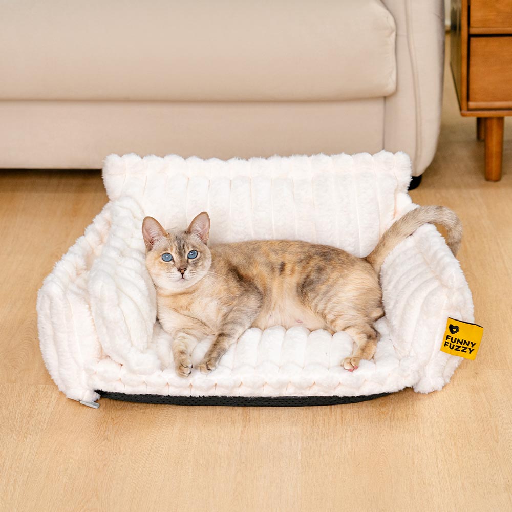 Cama para gatos con cojín suave y lavable Snoozy Dream