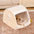 House de gato acogedor a rayas - Retiro acogedor