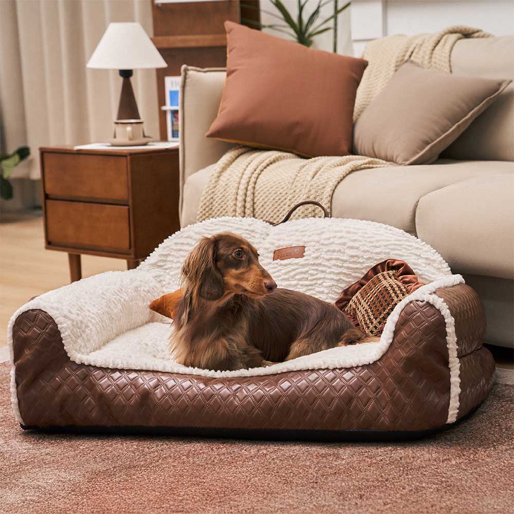 Cojín clásico y acogedor para sofá cama para perros - Couch Potato