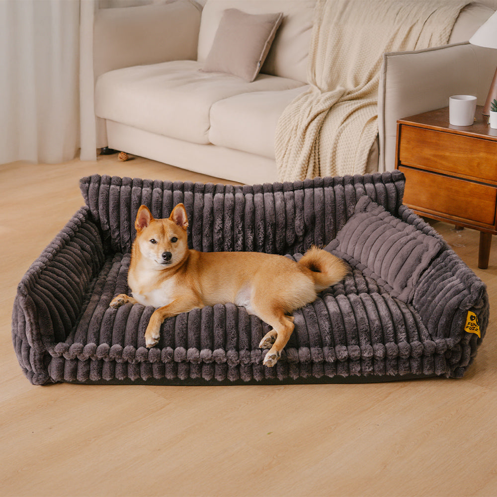 Almohada ortopédica grande, suave y lavable para perros, sofá cama para perros - Snoozy Dream