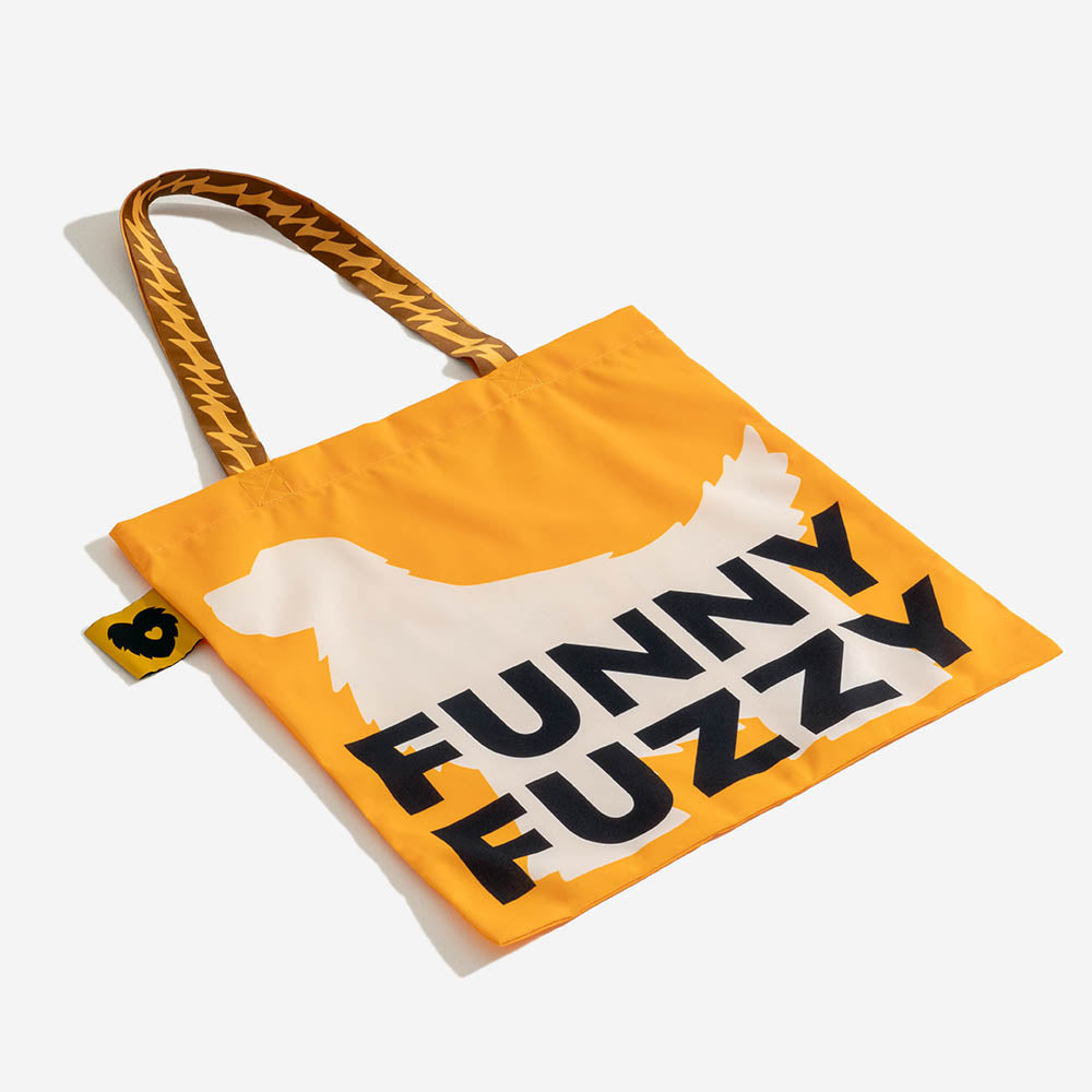 FUNNYFUZZY - Bolsa de lona plegable reciclada - Colas que se mueven