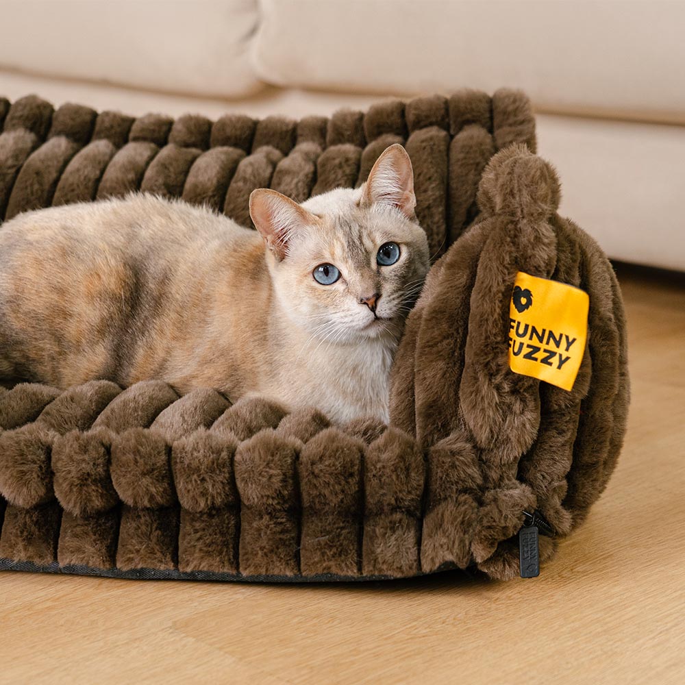 Cama para gatos con cojín suave y lavable Snoozy Dream