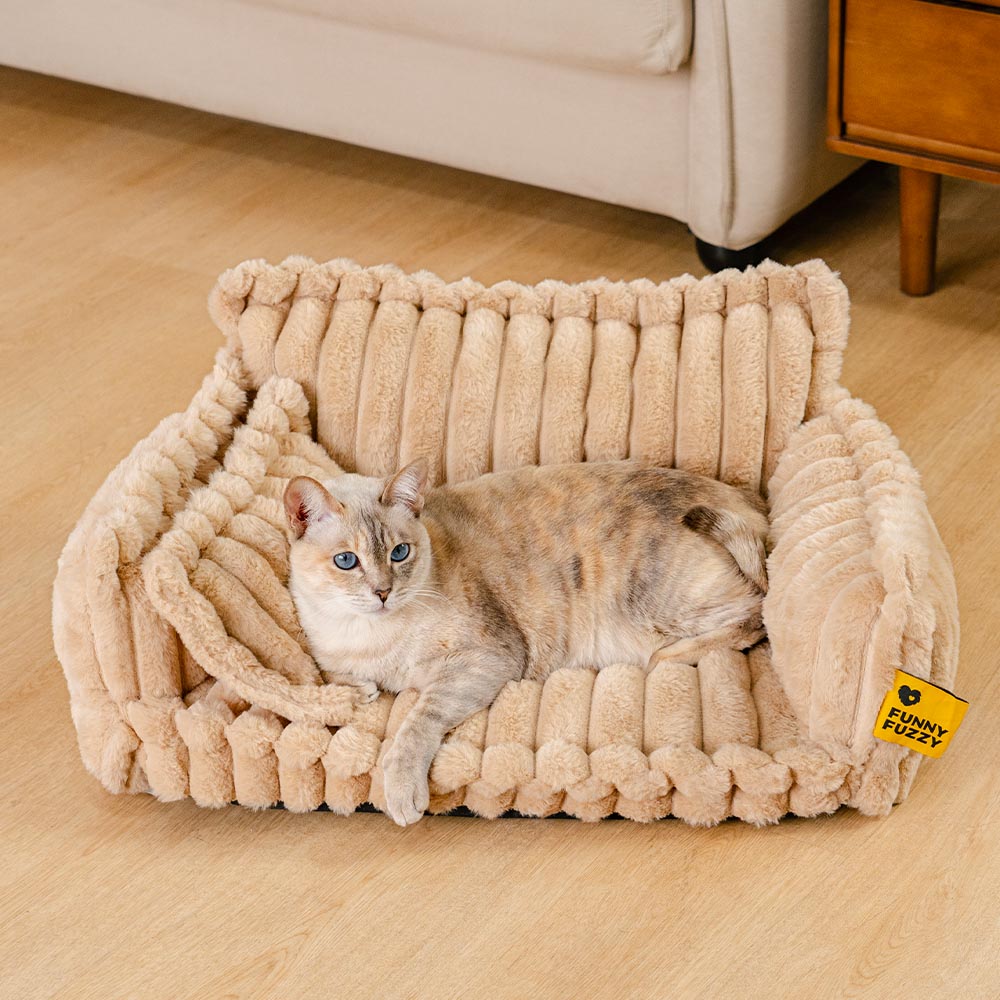 Cama para gatos con cojín suave y lavable Snoozy Dream