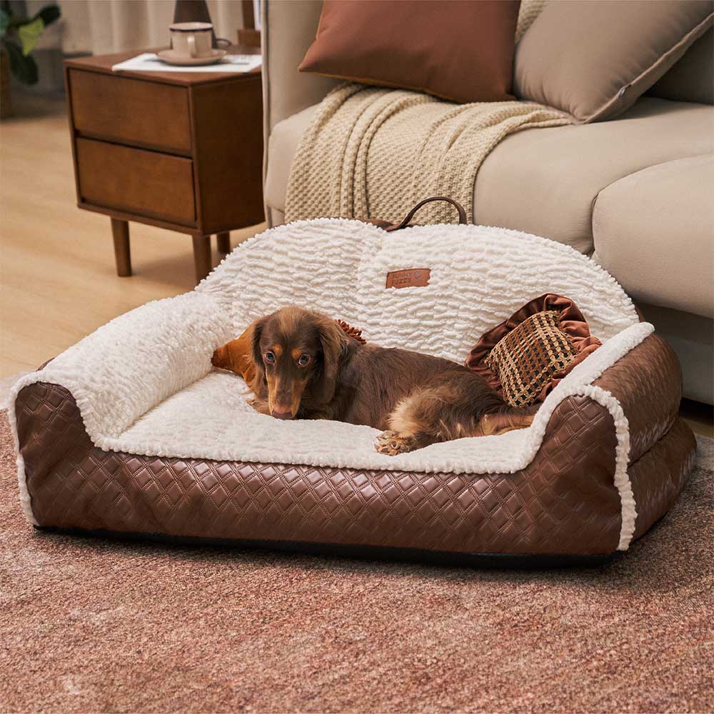 Cojín clásico y acogedor para sofá cama para perros - Couch Potato