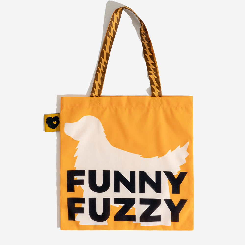 FUNNYFUZZY - Bolsa de lona plegable reciclada - Colas que se mueven