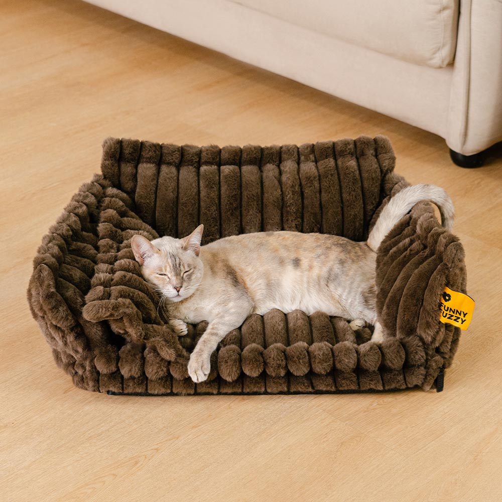 Cama para gatos con cojín suave y lavable Snoozy Dream