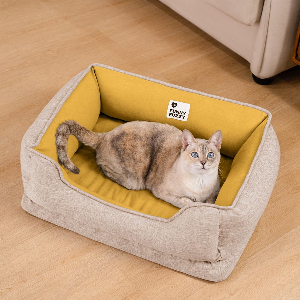 Cama para gatos de refuerzo lavable y antideslizante - Sueño Nublado