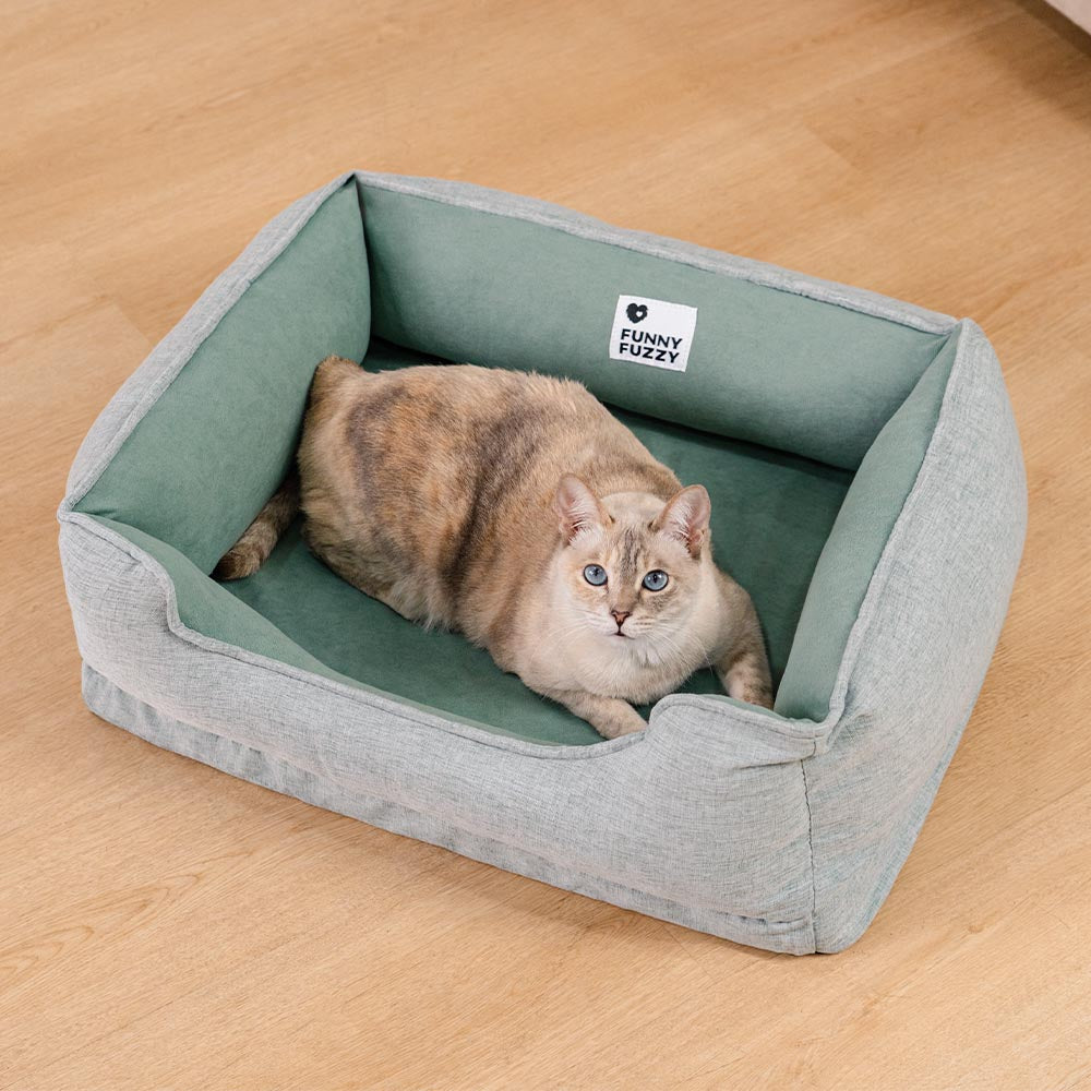 Cama para gatos de refuerzo lavable y antideslizante - Sueño Nublado