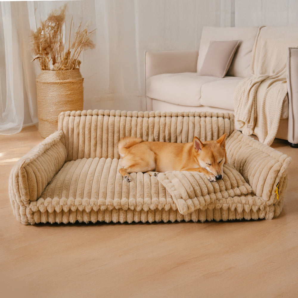 Almohada ortopédica grande, suave y lavable para perros, sofá cama para perros - Snoozy Dream