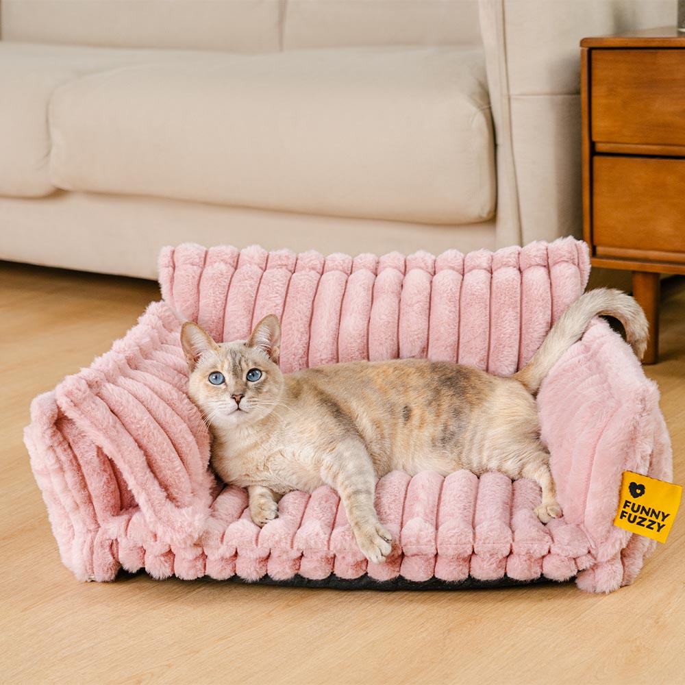 Cama para gatos con cojín suave y lavable Snoozy Dream