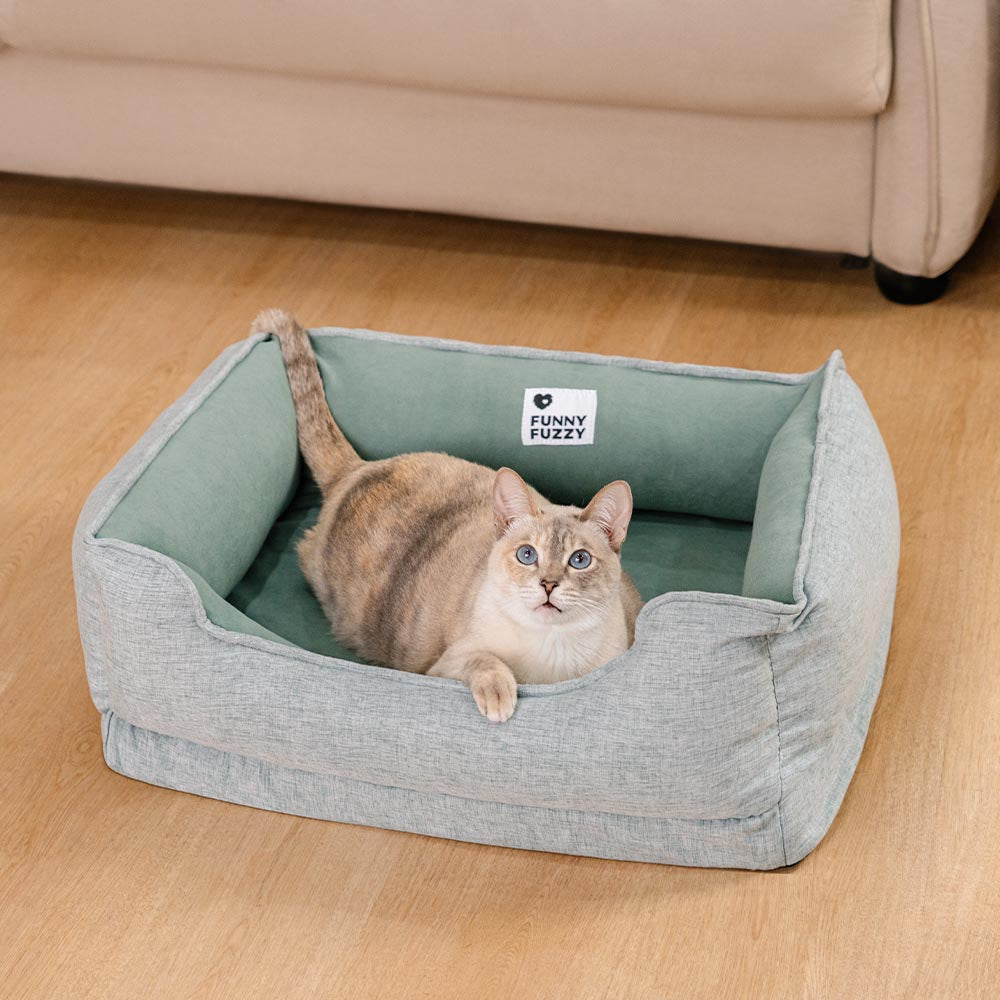 Cama para gatos de refuerzo lavable y antideslizante - Sueño Nublado