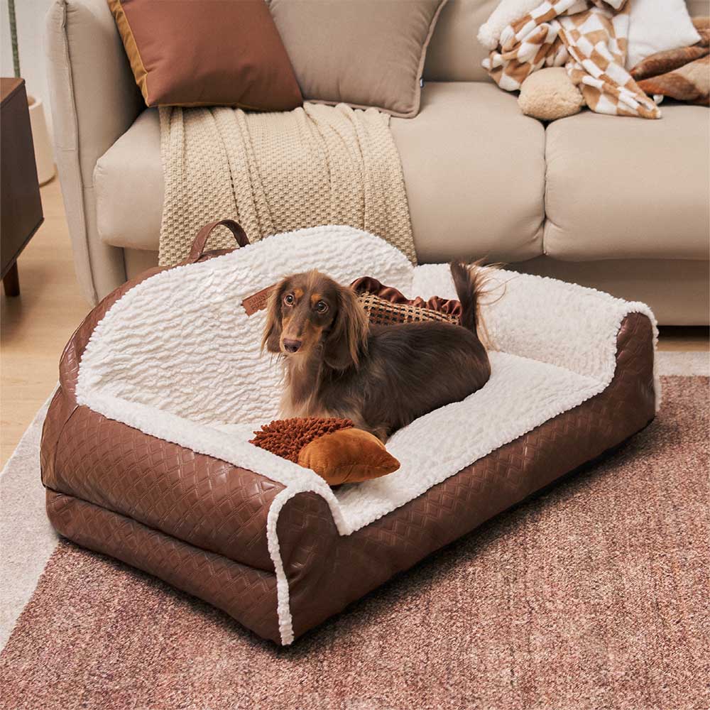 Cojín clásico y acogedor para sofá cama para perros - Couch Potato