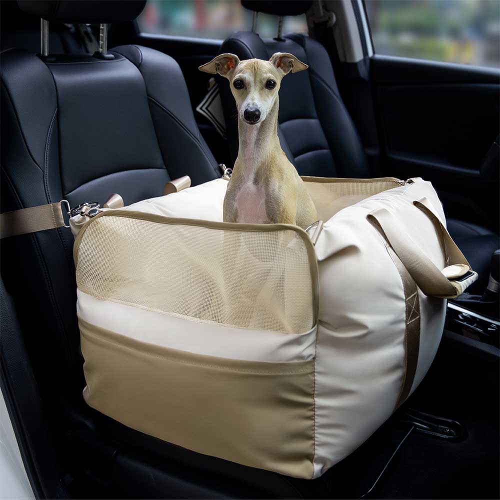 Asiento elevador para coche para perros impermeable y transpirable - Pup Rover