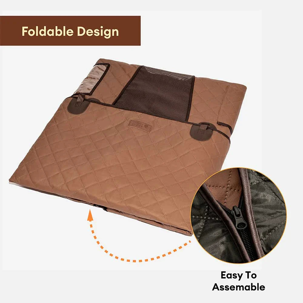 Funda hamaca impermeable para perro de cuero sintético premium – RideProtector