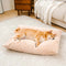 Vintage Large Cozy Calming Sofa Dog Bed